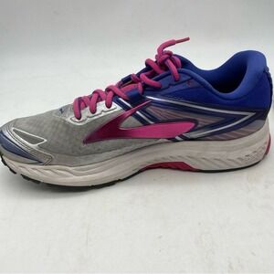 Brooks  ghost 14 women's size 8 running shoes black with blue‎ detail